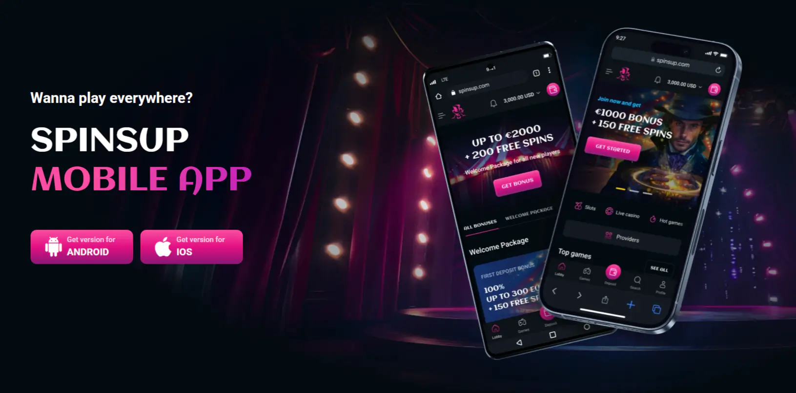 SpinsUP Mobile App for Canadian Players